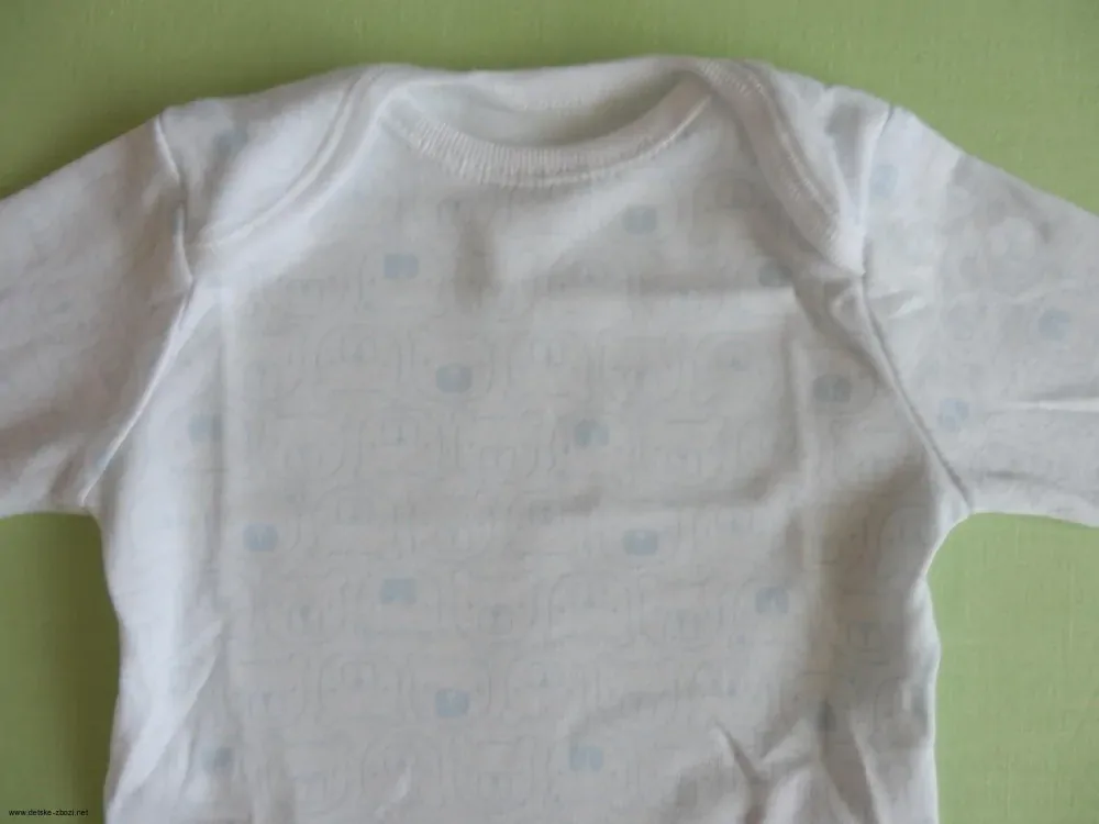 F&F kojenecká body modré balení 5 kusů