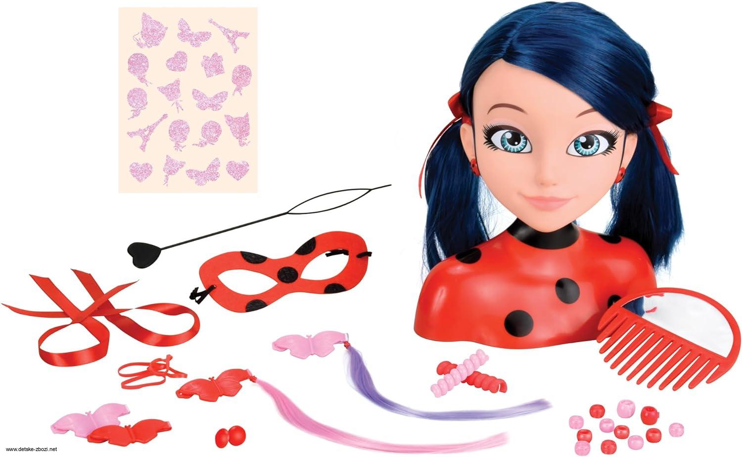 Bandai Miraculous Deluxe česací hlava Ladybug 21 cm