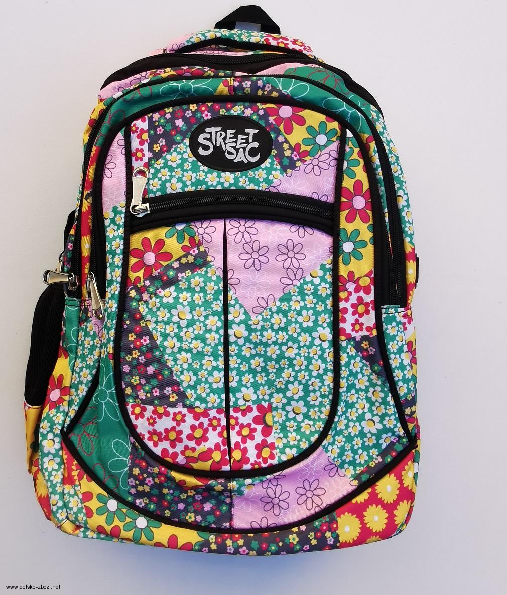 StreetSac školní batoh FLORA 45 x 33 x 14 cm